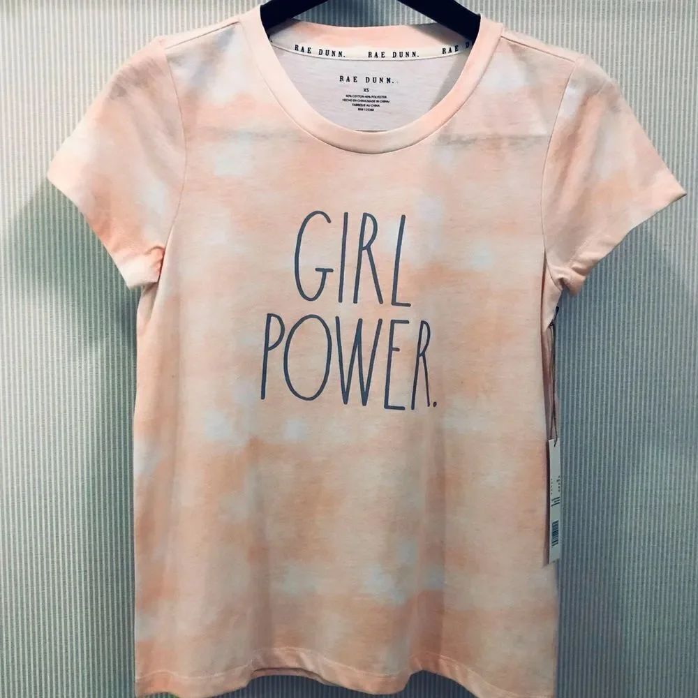 RaeĀ Dunn Pink Girl PowerāPinkāT-ShirtāTopāXS
